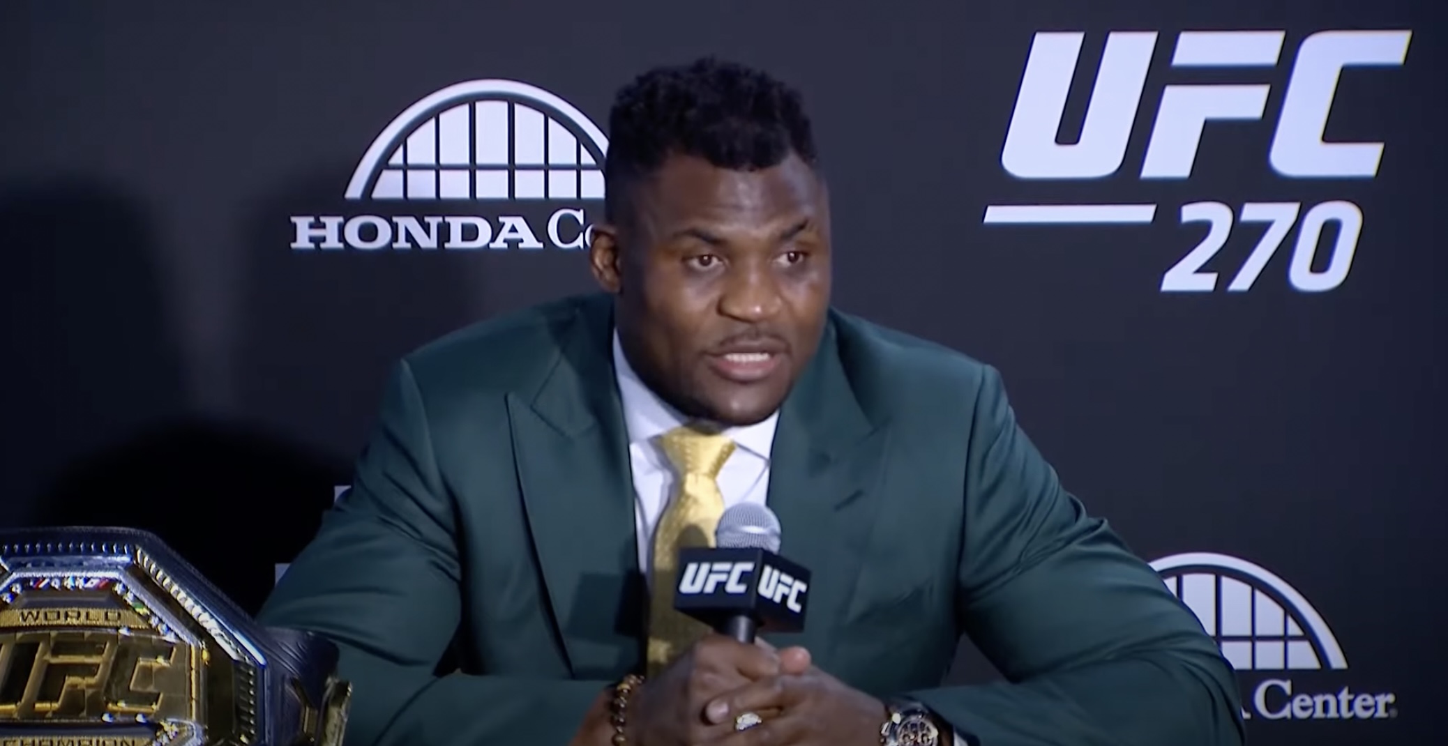 Francis Ngannou – I don’t feel like the UFC wants me to stay