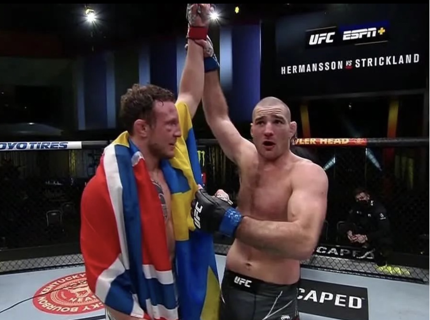 Jack Hermansson vs. Sean Strickland – video highlights