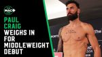 Paul Craig’s Dominant Middleweight Debut: A New Era Begins