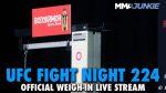 Exciting Weigh-Ins Revealed for UFC Fight Night 224 in London
