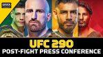 Exciting Moments at UFC 290: Volkanovski vs. Rodriguez Post-Fight Press Conference
