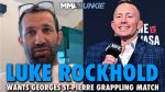 Luke Rockhold Challenges Georges St-Pierre to a Grappling Showdown