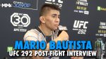 Mario Bautista Wins Thrilling UFC 292 Fight in Boston