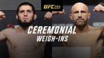 UFC 294 Weigh-Ins: Makhachev vs. Volkanovski