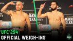 Controversy at UFC 294 Weigh-Ins: Fighters Miss Weight