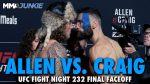 Scottish Fighter Paul Craig Set to Face Brendan Allen in UFC Fight Night 232