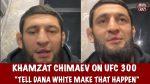 UFC Middleweight Contender Khamzat Chimaev to Undergo Surgery