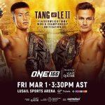 Thanh Le Seeks Redemption in Rematch Against Tang Kai at ONE 166: Qatar