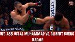 Belal Muhammad Supports Jack Della Maddalena in Fight Against Gilbert Burns